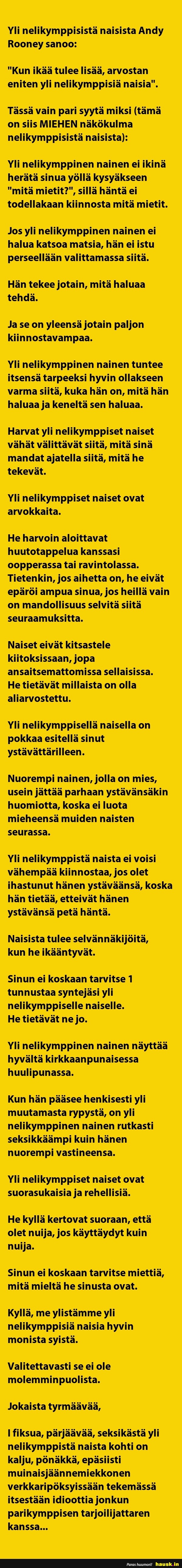 Yli nelikymppisistä naisista Huumoria joka päivään Parhaat